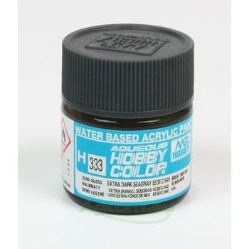 Mr Hobby Aqueous color H-333 Extra Dark Seagray
